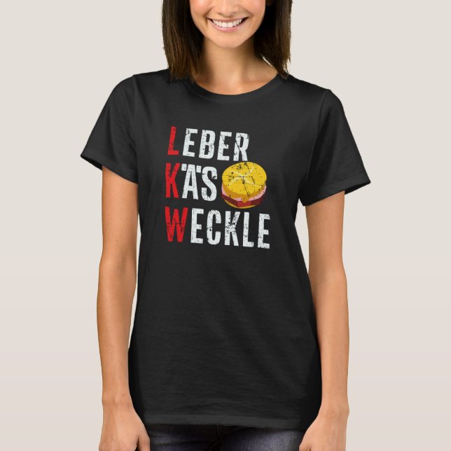 Camiseta LKW Leberkäse Weckle Sandwich German Bavarian Bun  (Frente)