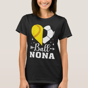 Camiseta Ll Nona Engraçado Softll Futebol Nona 