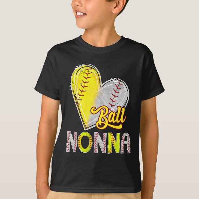 Camiseta Ll Nonna Heart Sell Softll Lover Nonna Of Both  (Frente)