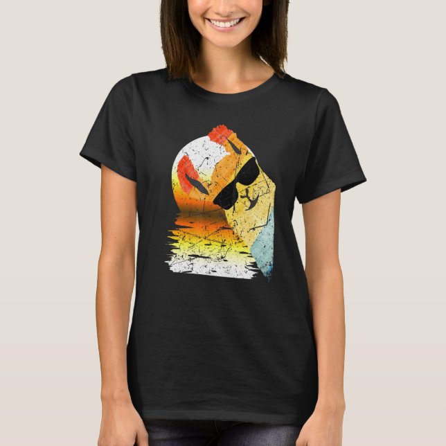 Camiseta Llama Alpaca Com Óculos De Sol (Frente)