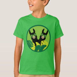 Camiseta Llama Alpaca Twin Boy Brothers