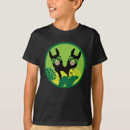 Camiseta Llama Alpaca Twin Boy Brothers