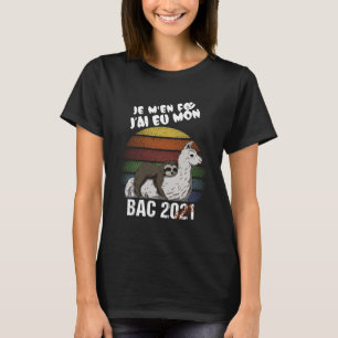 Camiseta Llama BAC 2021 J M EN FOU Baccalauréat Bandeja