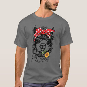 Camiseta Llama Bandana - Alpaca Llama Animal Graphi