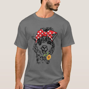 Camiseta Llama Bandana - Alpaca Llama Animal Graphi