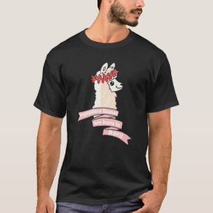 Camiseta Llama Birthday Legendário Llamas-São-Nascer Em A