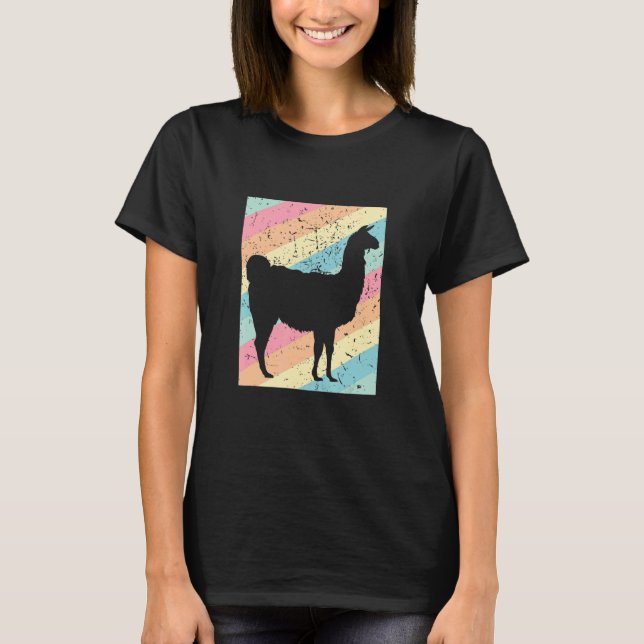 Camiseta Llama com Informações Retroativas (Frente)