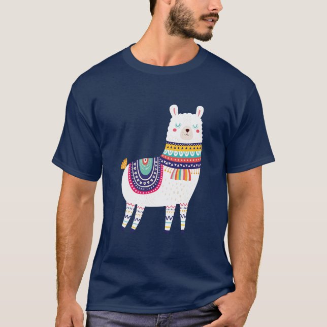 Camiseta Llama Cute (Frente)