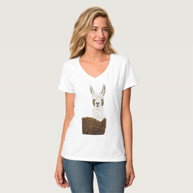Camiseta Llama da mamãe (Frente Completa)