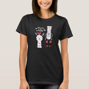 Camiseta Llama e Alpaca Casal Você É Meu Cupido