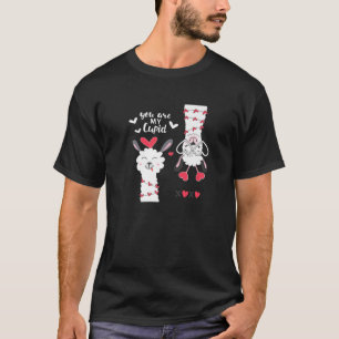 Camiseta Llama E Casal Alpaca, "Você É Meu Cupido"