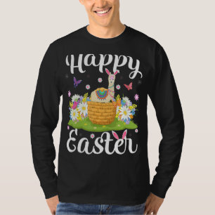 Camiseta Llama Easter Ovo Caça Floral Páscoa Llama Sunda