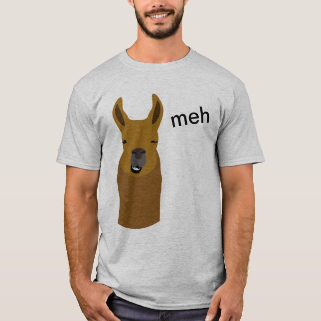Camiseta Llama Engraçado (Frente)