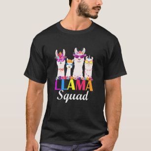 Camiseta Llama Esquadrão Engraçado, Cute Llama Correspond
