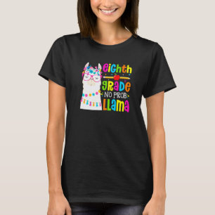 Camiseta Llama Estudante do Oitavo Ano Sem Problema Primeir