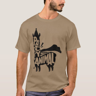Camiseta Llama Festa Animal retrô