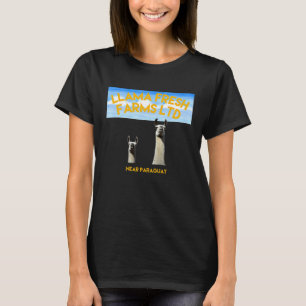 Camiseta Llama Fresh Farms Ltd Perto do Paraguai