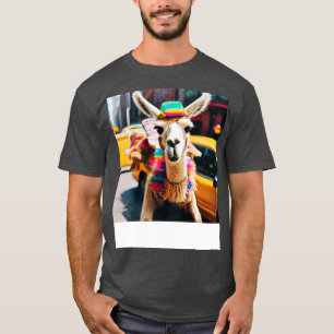 Camiseta Llama invadiu táxi
