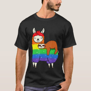 Camiseta Llama Lpreguiçoso Dormindo Animal