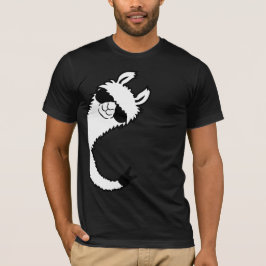 Camiseta Llama Peace Sign Sunglasses Side View Victory Cool