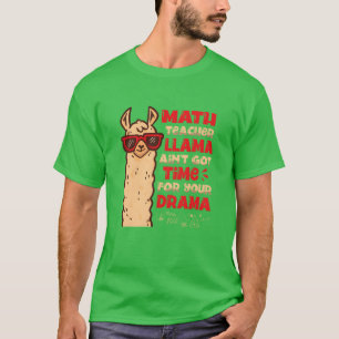 Camiseta Llama Professor Não Tem Tempo Para Seu Drama vinta