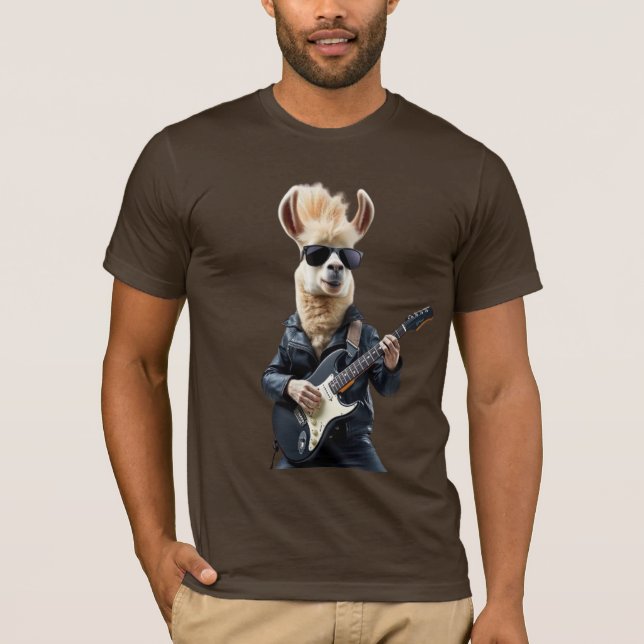 Camiseta Llama rock (Frente)