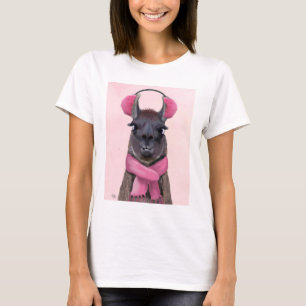 Camiseta Llama Rosa