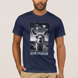 Camiseta Llama Selfie OFO Divertido Quirky Art