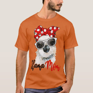 Camiseta Llama Shirt Lama Mãe Bandana