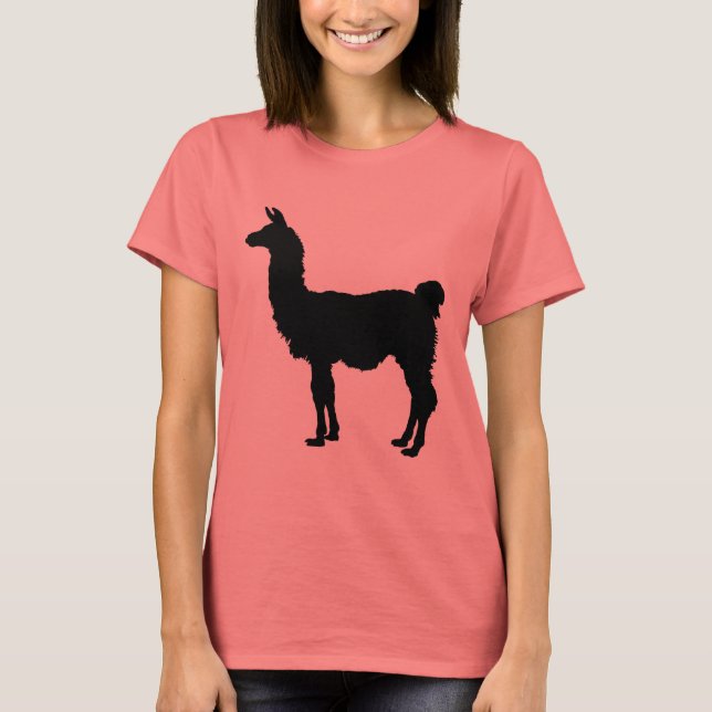 Camiseta Llama silhouette (Frente)