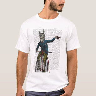 Camiseta Llama sobre bicicleta