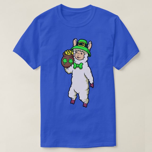 Camiseta Llama St Patricks Llama (Frente do Design)