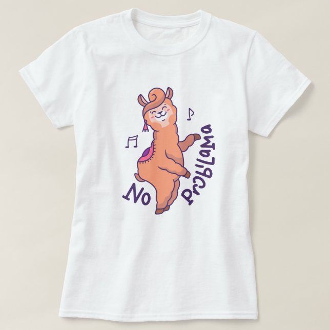 Camiseta Llama T-Shirt (Frente do Design)