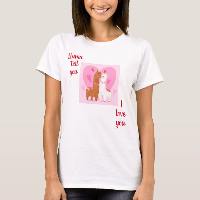 Camiseta Llama te diga (Frente)