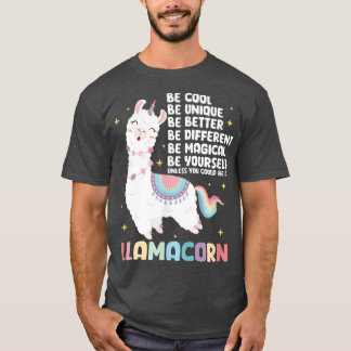 Camiseta Llama Unicorn Seja Llamacorn