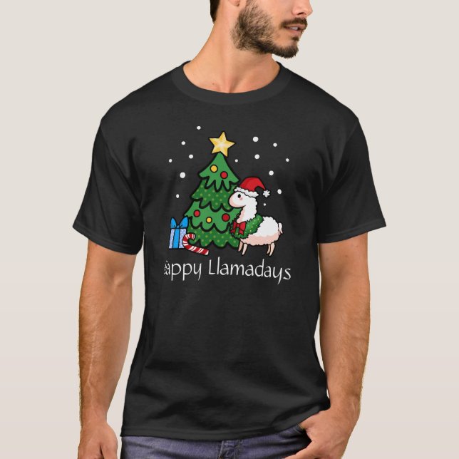 Camiseta Llamadays feliz (Frente)