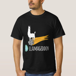 Camiseta Llamageddon Llama Armageddon Pun.