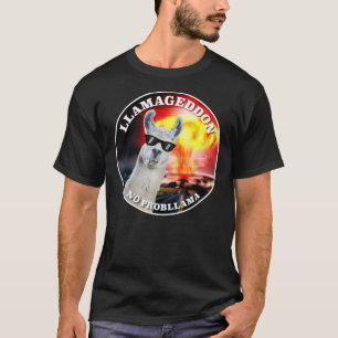Camiseta llamageddon - sem problemas com T-Shirt clássico