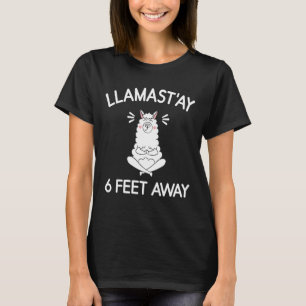 Camiseta Llamast, A 6 Metros De Distância Social Llama