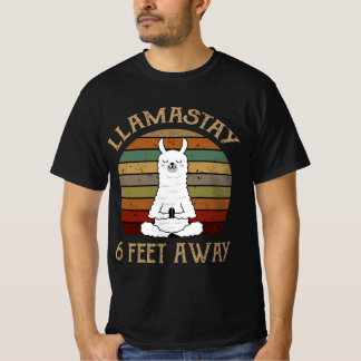 Camiseta Llamastay a 6 pés de distância