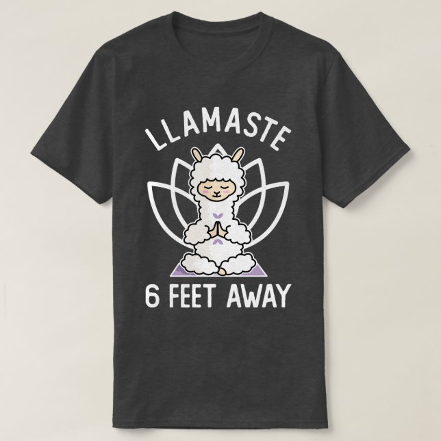 Camiseta Llamaste 6 pés longe (Frente do Design)
