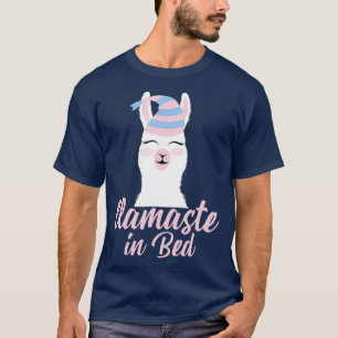Camiseta Llamaste na cama Gift Funny Llama Pajama