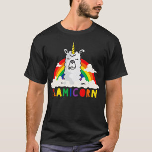 Camiseta Llamicorn Funny Llama Unicorn Cute Rainbow Gift Pu