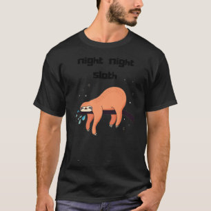 Camiseta Lloth Night Sloth Animal Spirit Pajama Funny