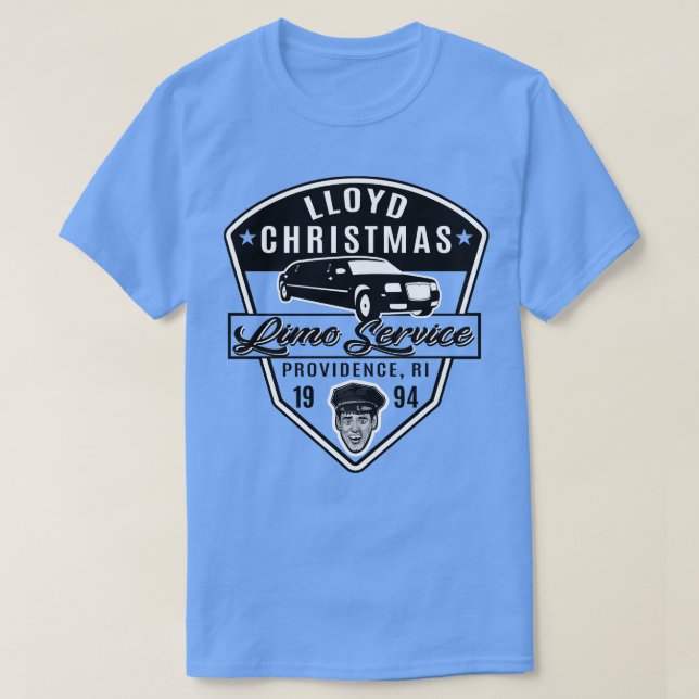 Camiseta Lloyd Christmas Limo Service (Frente do Design)