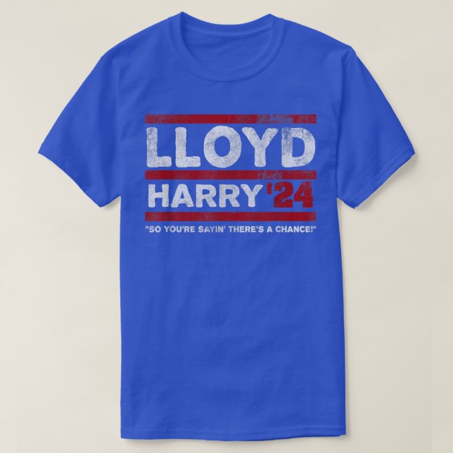 Camiseta Lloyd e Harry 2024 - bobo da campanha eleitoral (Frente do Design)