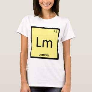 Camiseta Lm - Símbolo de Mesa periódica de química de Fr