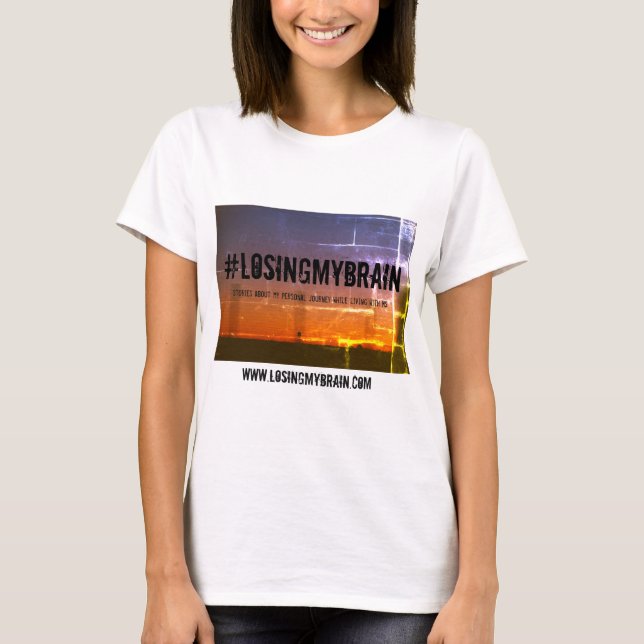 Camiseta LMB Mulheres em preto/branco (Frente)
