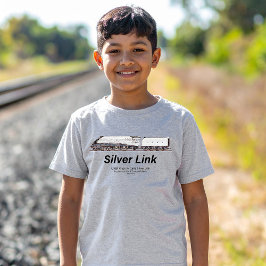 Camiseta LNER Classe A4 2509 Silver Link Locomotiva a Vapor