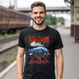Camiseta LNER Classe A4 Mallard Locomotiva bandeira da Uniã
